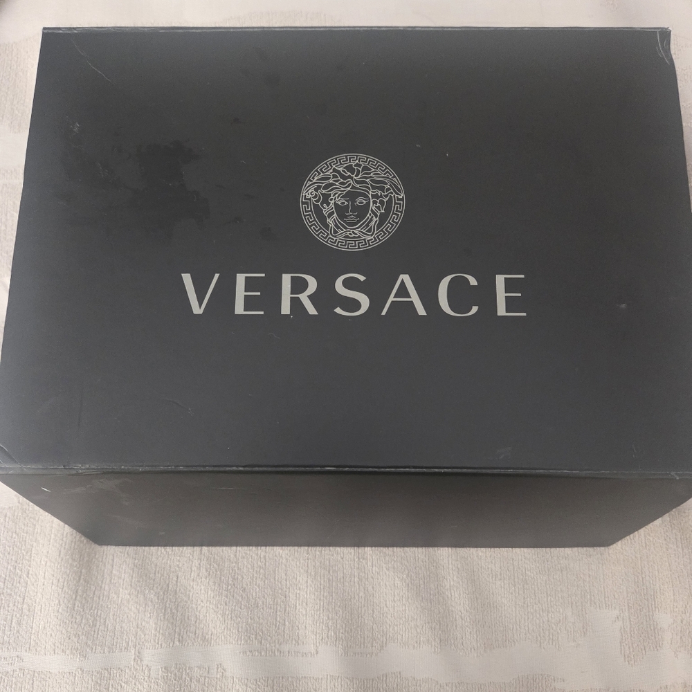 Versace Black Box with Silver Logo